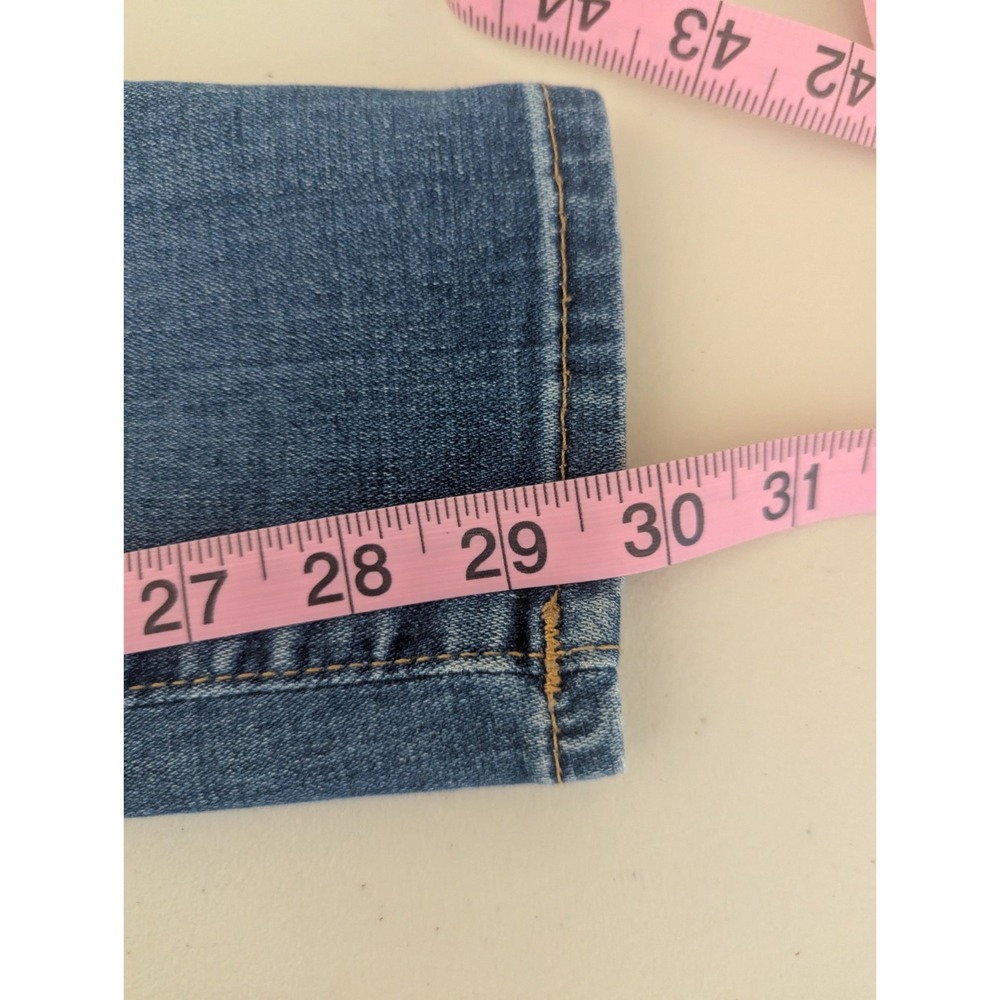 True Religion Jeans Womens 27 Jennie Curvy Mid Rise Super Skinny Blue‎ Stretch - Picture 15 of 15